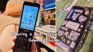 Samsung folder 2 Unboxing | a viral Korean flip phone | mini review