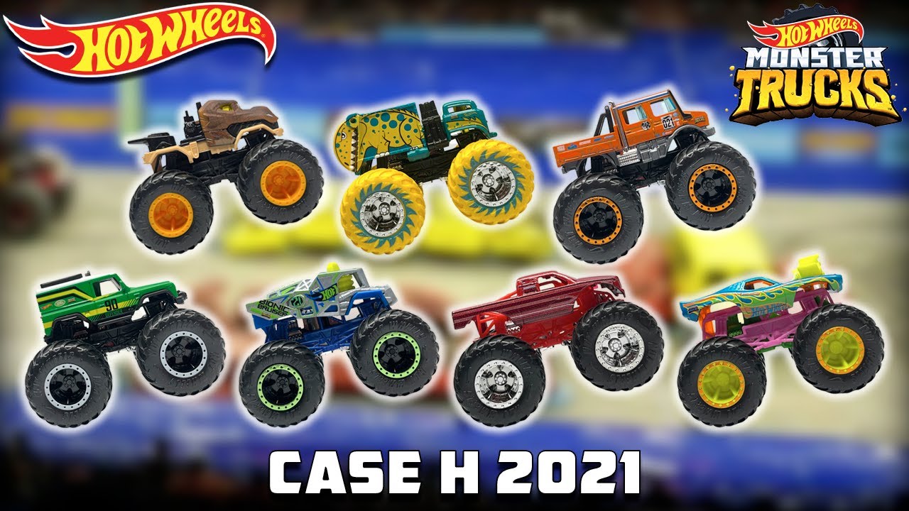 Hot Wheels Monster Trucks Mini Vehicle Case of 40