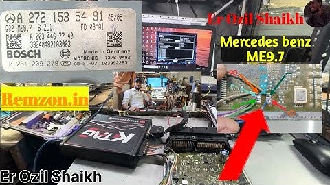 ME9.7 Ecm read write with ktag | Mercedes Benz Bosch ecu | ecm tester | how to read ME9.7 by Ozil S.