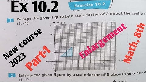Exercise 10.2 unit 10 Geometry class 8 Math Enlargement part-1| New course kpktbb and ptb 2023 SNC