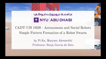 Simple Pattern Formation of a Robot Swarm