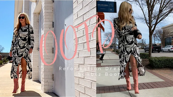 Real TOTAL GRWM~ Reformation Dress Schutz Boots