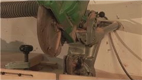 Home Repair Tools : How to Cut Compound Angles With a Miter Saw