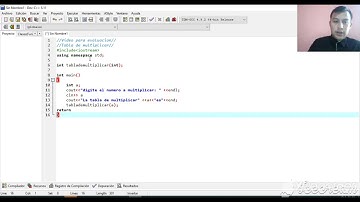 Lenguaje De Programación C++: Funciones  TablaDeMultiplicar