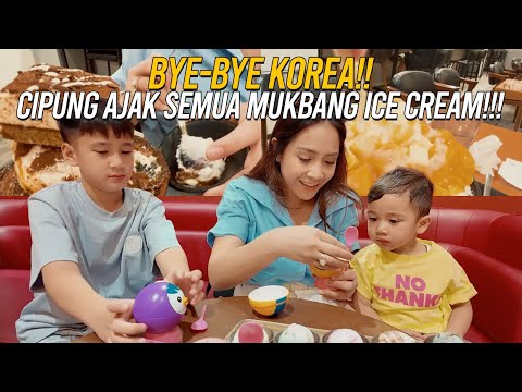 NAGITA MUKBANG ICE CREAM 100 RASA!! CIPUNG RAFATHAR KEGIRANGAN PESTA ICE CREAM!!