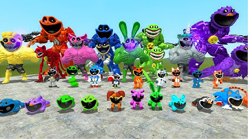 ALL MONSTERS MECHA TITAN VS ALL SMILING CRITTERS POPPY PLAYTIME CHAPTER 3 In Garry