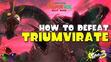 How to defeat TRIUMVIRATE in Salmon Run (Splatoon 3)