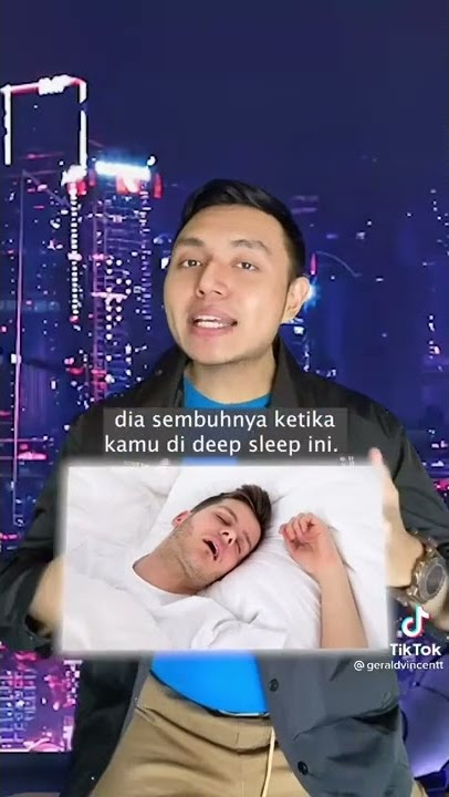 kenapa kalo kita mimpi dalam keadaan setengah tidur kalau kita jatuh, kagetnya nyampe ke dunia nyata