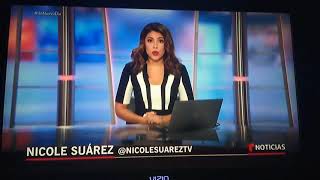 Nicole Suarez Y Legs Black & White Outfit Host Un Nuevo Dia