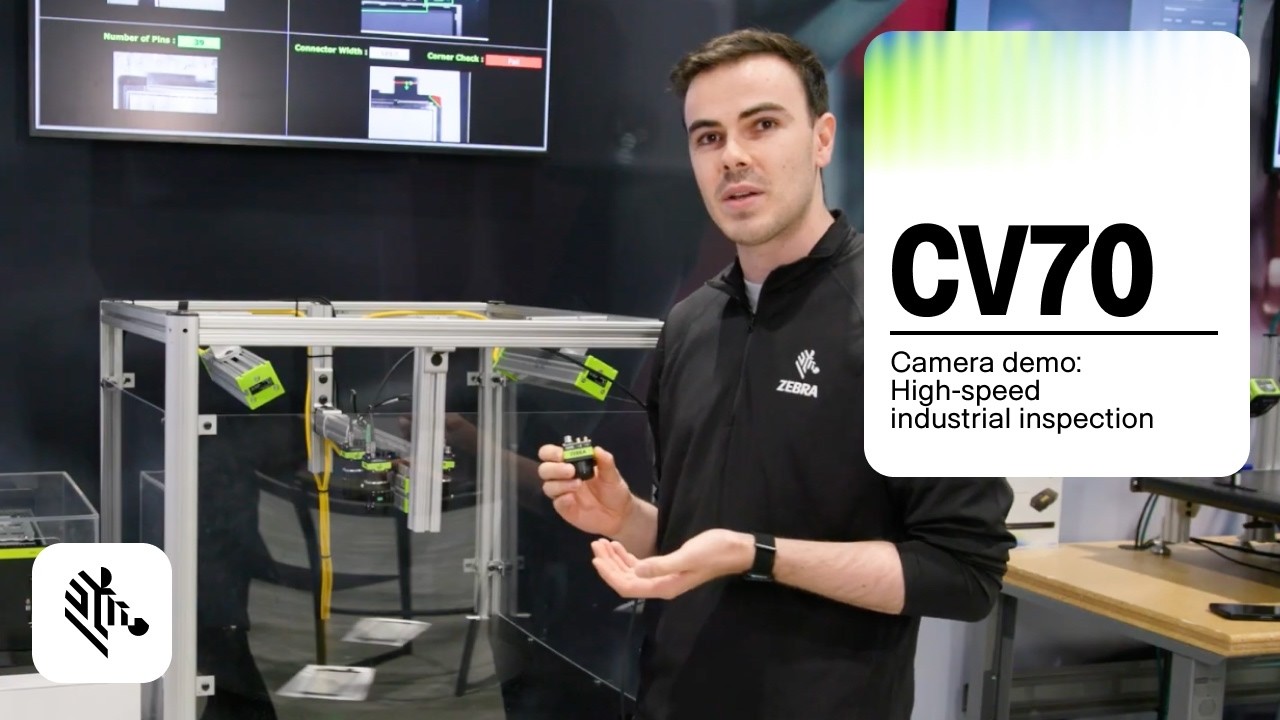 Zebra CV70 Camera Demo: High-Speed Industrial Inspection | Zebra