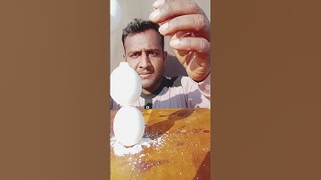 Eggs  Balance Experiment#shorts || Balance Examination