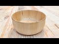 Making a simple bowl from pine with a homemade lathe