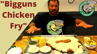 Club Lunch  Biggun Chicken Fry Steak Challenge