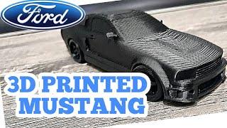 Printing a  FORD Mustang model with 3D printer Time Lapse