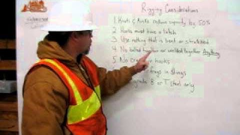 Rigging Cert. Requirement 1 of 4 by Ronald Reid - Inspecting the Rigging