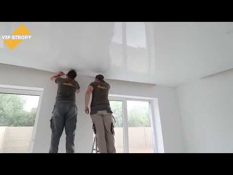 Video: Saténové napínané stropy v moderním interiéru