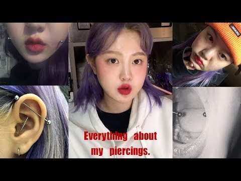 나의 피어싱에 대한 모든 것 QnA about my piercingsㅣ구효민HYOMINKOO