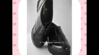 Oxford Siyah Kalın Taban Ayakkabı Açma Deri