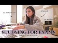 I cant keep up with my exams   study vlog