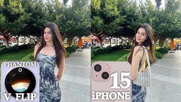 Tecno Phantom V Flip VS iPhone 15 Camera Test Comparison