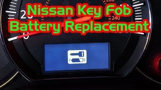 Nissan Key Fob Battery Replacement