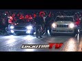 Mustang vs jeep srt8