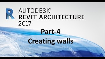 How to create walls in Revit 2017 | Part-4