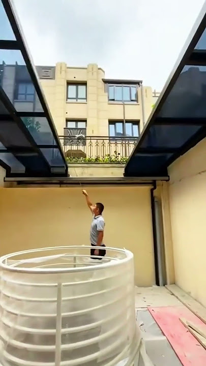 Sliding Glass Roof Skylight Design