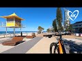 4k bike ride to burleigh heads from surfers paradise  gold coast australia  virtual emtb treadmill
