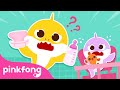 Peekaboo baby shark babysits the little baby  story  pretend play  pinkfong baby shark