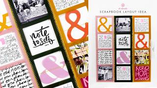 Story Play Scrapbook Layout Idea