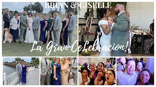 FIESTA DE BODA DE BRIAN Y GIGI👰🏻‍♀️🤵 ÉL PAPÅ NOS HIZO LLORAR 🥹 ENTRADA - MARIACHI - BAILE - COMIDA 😘