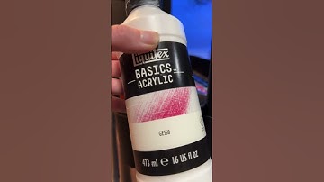 Canvas Prep! Applying the Gesso / Acrylic Painting @KelseysCanvas  #paintingtechniques