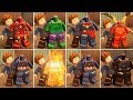 All characters perform antman transformation animation in lego marvels avengers