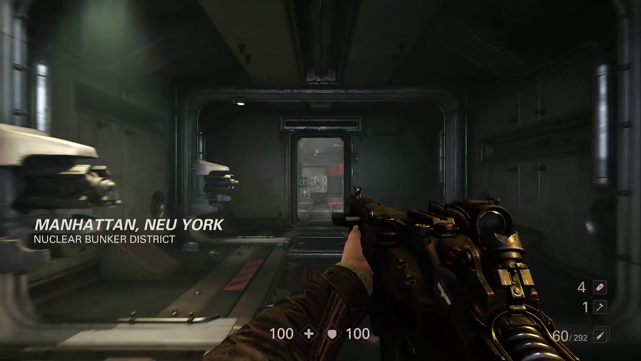 Wolfenstein 2 Sabotage the tape units YouTube