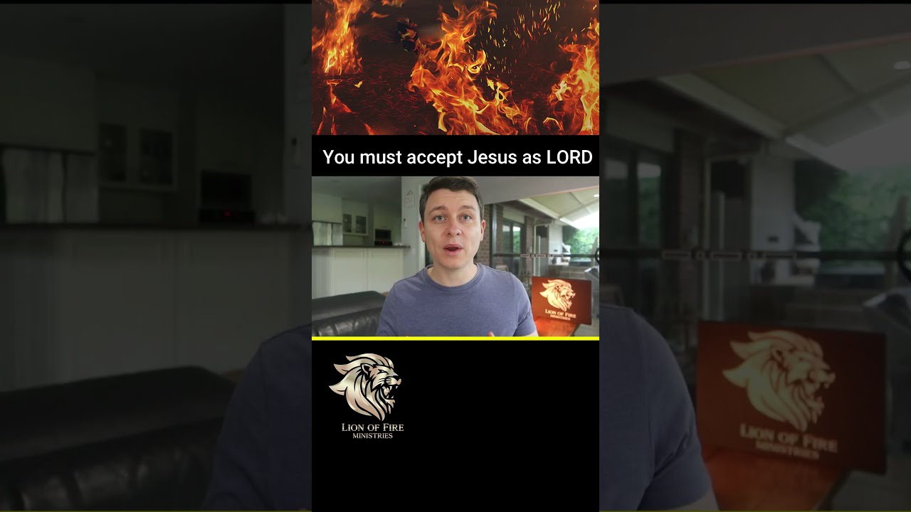 You Must Accept Jesus As LORD Lordship Salvation