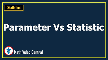 Parameter vs Statistic | Math Video Central