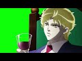 Young Dio Drinking Green Screen