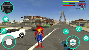 Spider Rope Hero Vice Town 3 | Spider Crime Simulator Vice City Android GamePlay