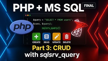 PHP + MS SQL CRUD Tutorial (Part 3) – Full Code Example!  [TAGALOG]