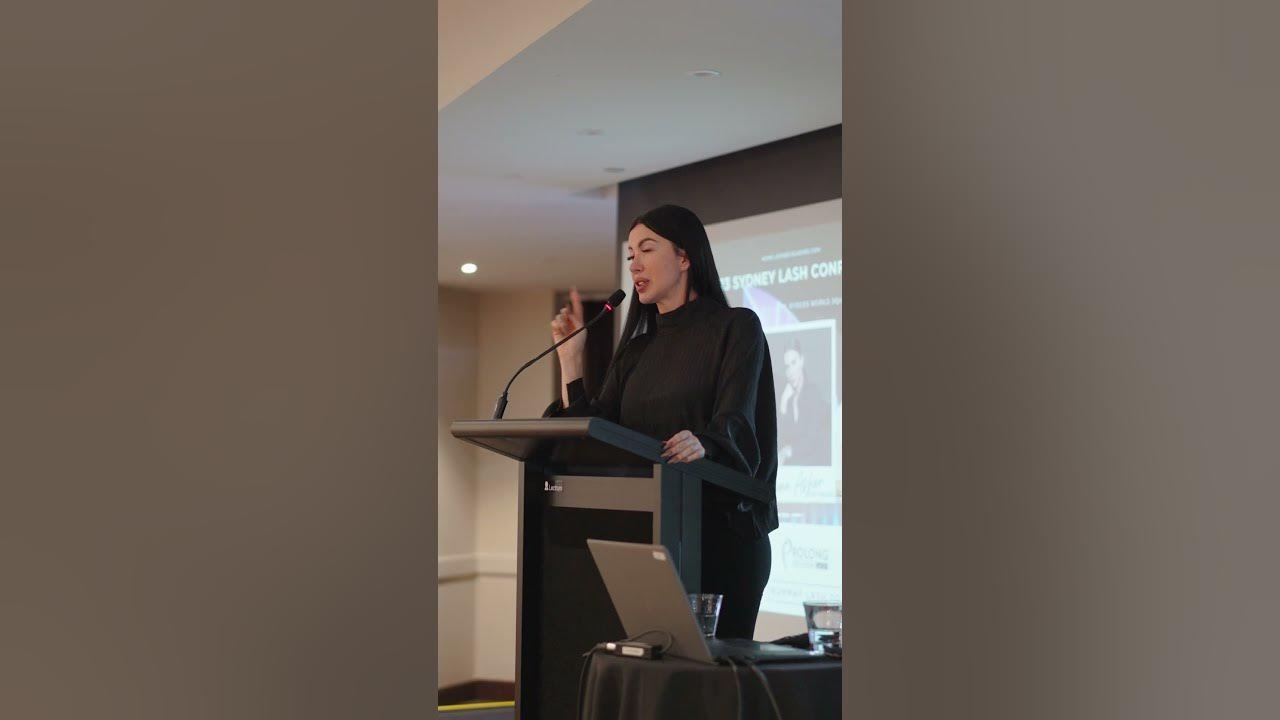 Lena Asher of Lash Makers at our Sydney Lash Conference. Tickets