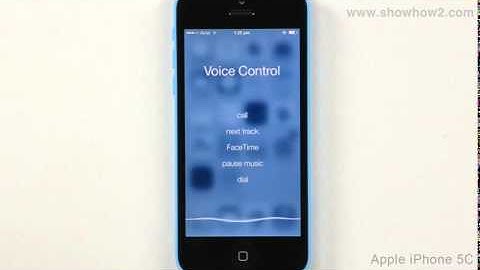 Apple iPhone 5c - How To Use Siri
