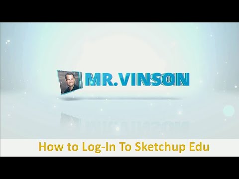 How to Log In To Sketchup EDU for Edison Computech Students