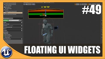 Floating UI Widget Component - #49 Unreal Engine 4 Beginner Tutorial Series