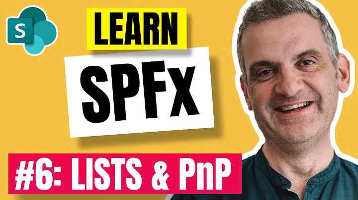 Read and Write to Lists (CRUD) @pnp/sp | SharePoint Framework for Beginners (SPFx) 2021 E06