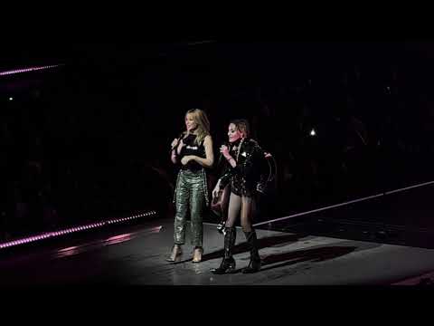 Madonna And Kylie Minogue Sing Together On Stage For The Very First Time