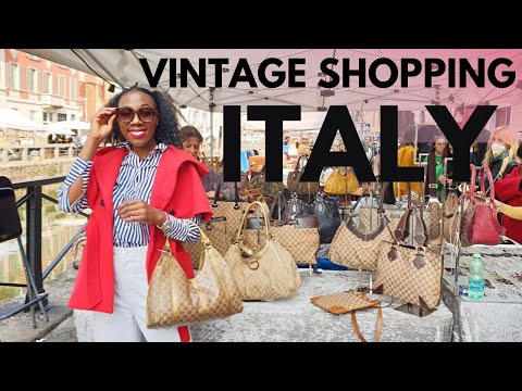 Vlog: Vintage Shopping x Unboxing In Milan, Italy | Home Decor, Fashion, Art | Navigli Thrift Market