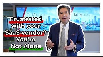 Frustrated with Your SaaS Vendor  You
