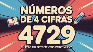 ¿Te Enseño a LEER y ESCRIBIR de Números de 4 Cifras en 3 minutos? 🔥