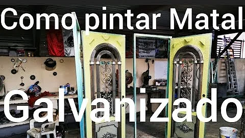 ¿Qué pintura es mejor para pintar metal galvanizado?